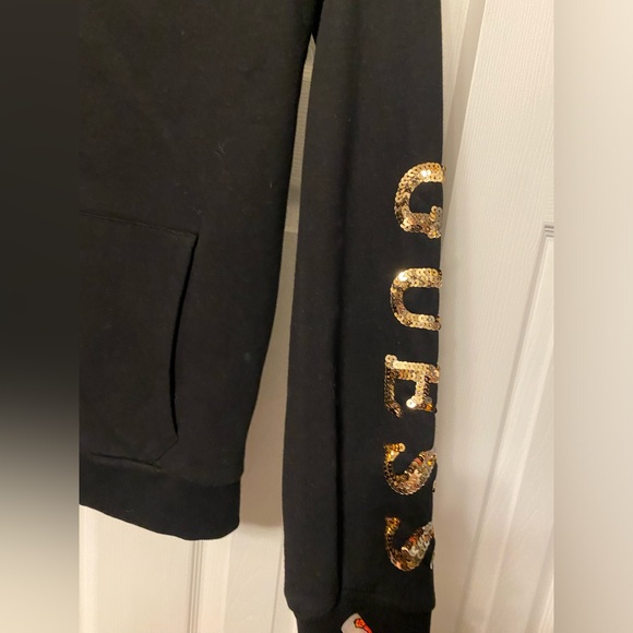 Guess Sequin Zip Up Hoodie - Picture 4 of 4